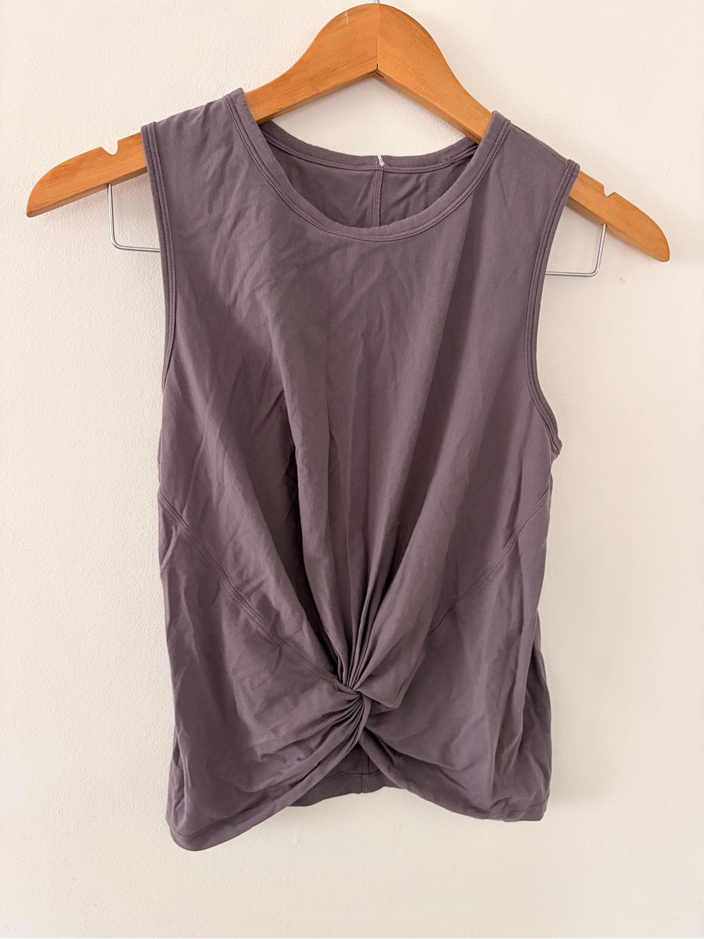 lululemon athletica Twist-Front Tank Top - Mauve Gray